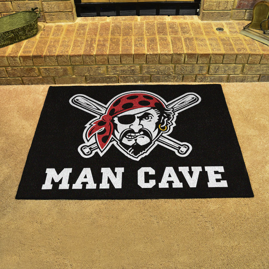 Pittsburgh Pirates ALT LOGO ALL STAR 34 x 45 MAN CAVE Floor Mat