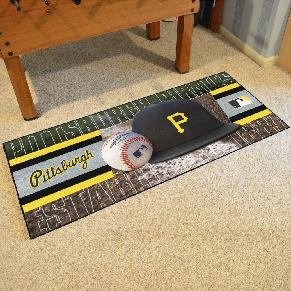 Pittsburgh Pirates ALT LOGO 30 x 72 Baseball Carpet Runner