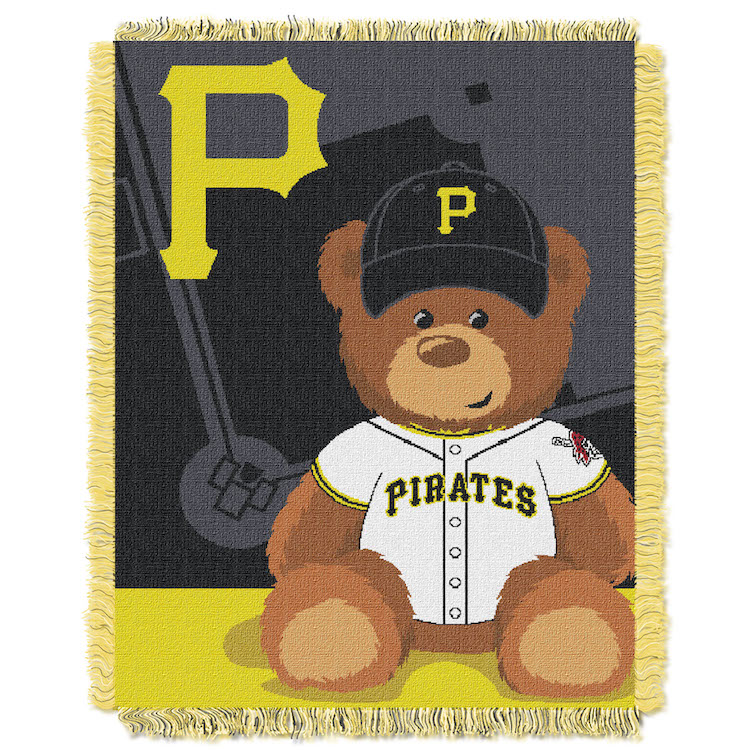 Pittsburgh Pirates Woven Baby Blanket 36 x 48