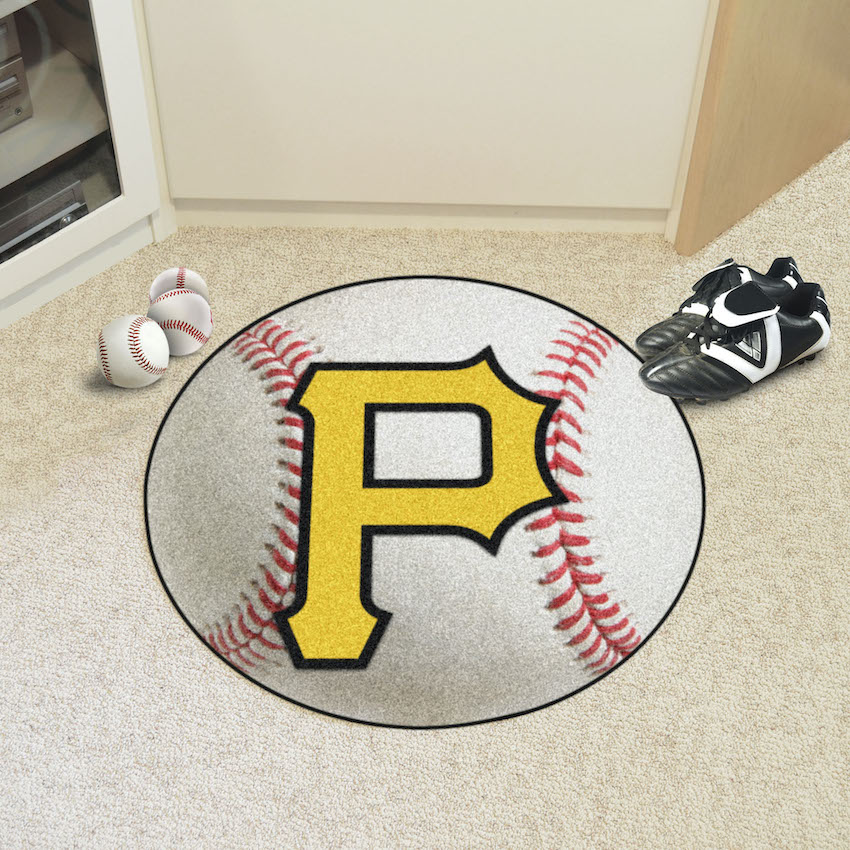 Pittsburgh Pirates Round Baseball Mat