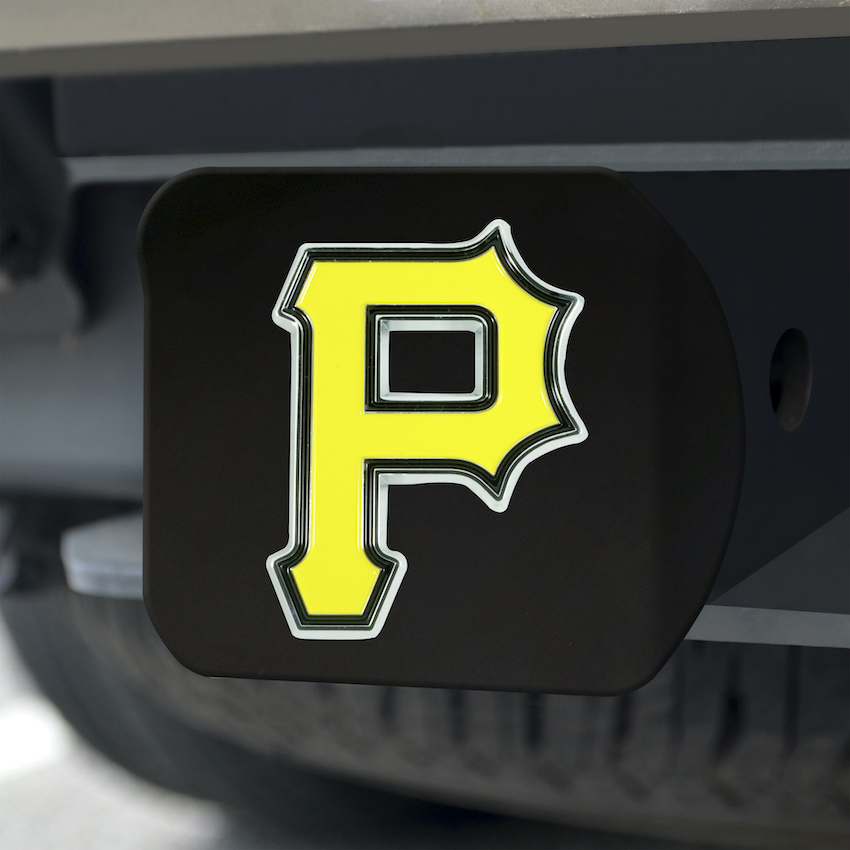 Pittsburgh Pirates Black and Color Trailer Hitch Cover