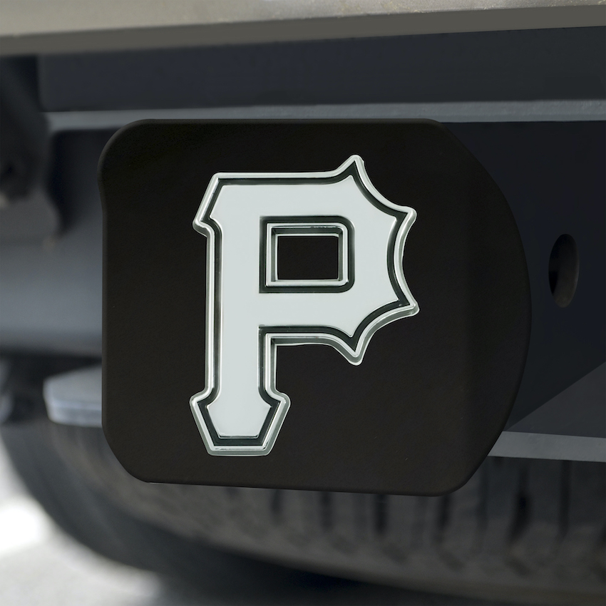 Pittsburgh Pirates BLACK Trailer Hitch Cover