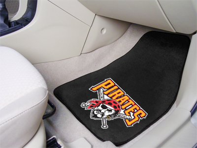 Pittsburgh Pirates Car Floor Mats 18 x 27 Carpeted-Pair