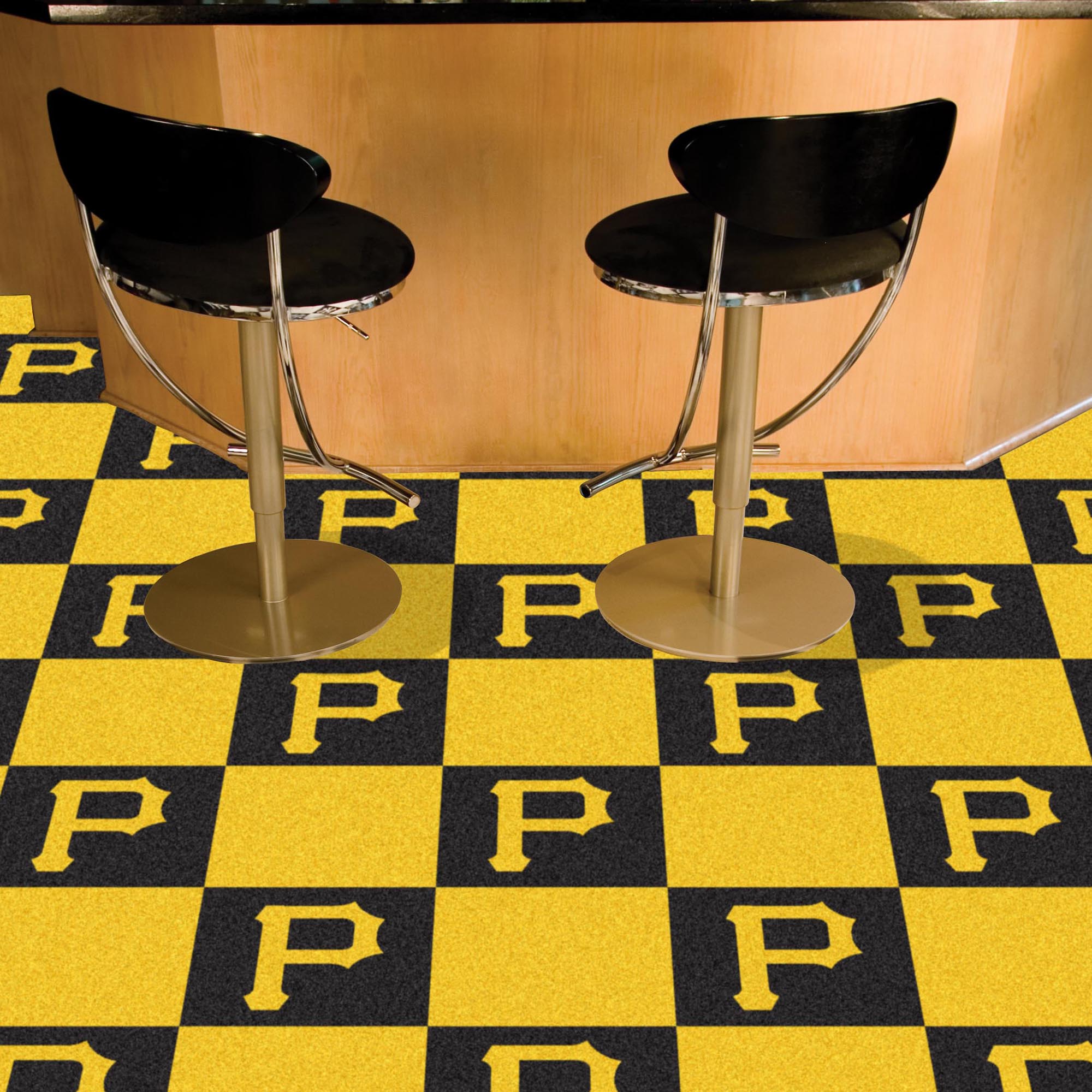 Pittsburgh Pirates Carpet Tiles 18x18 in.