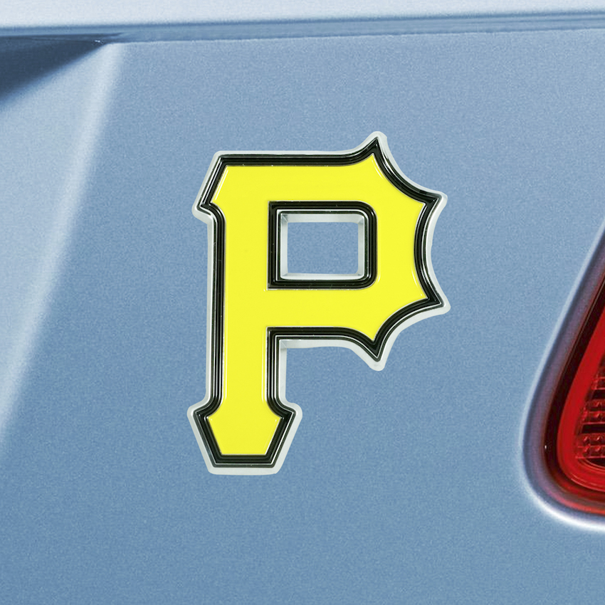 Pittsburgh Pirates Color Metal Auto Emblem