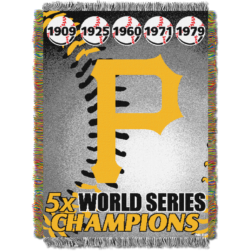 Pittsburgh Pirates Commemorative World Series Tapestry Throw