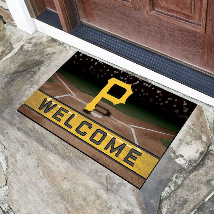 Pittsburgh Pirates Recycled Crumb Rubber Door Mat