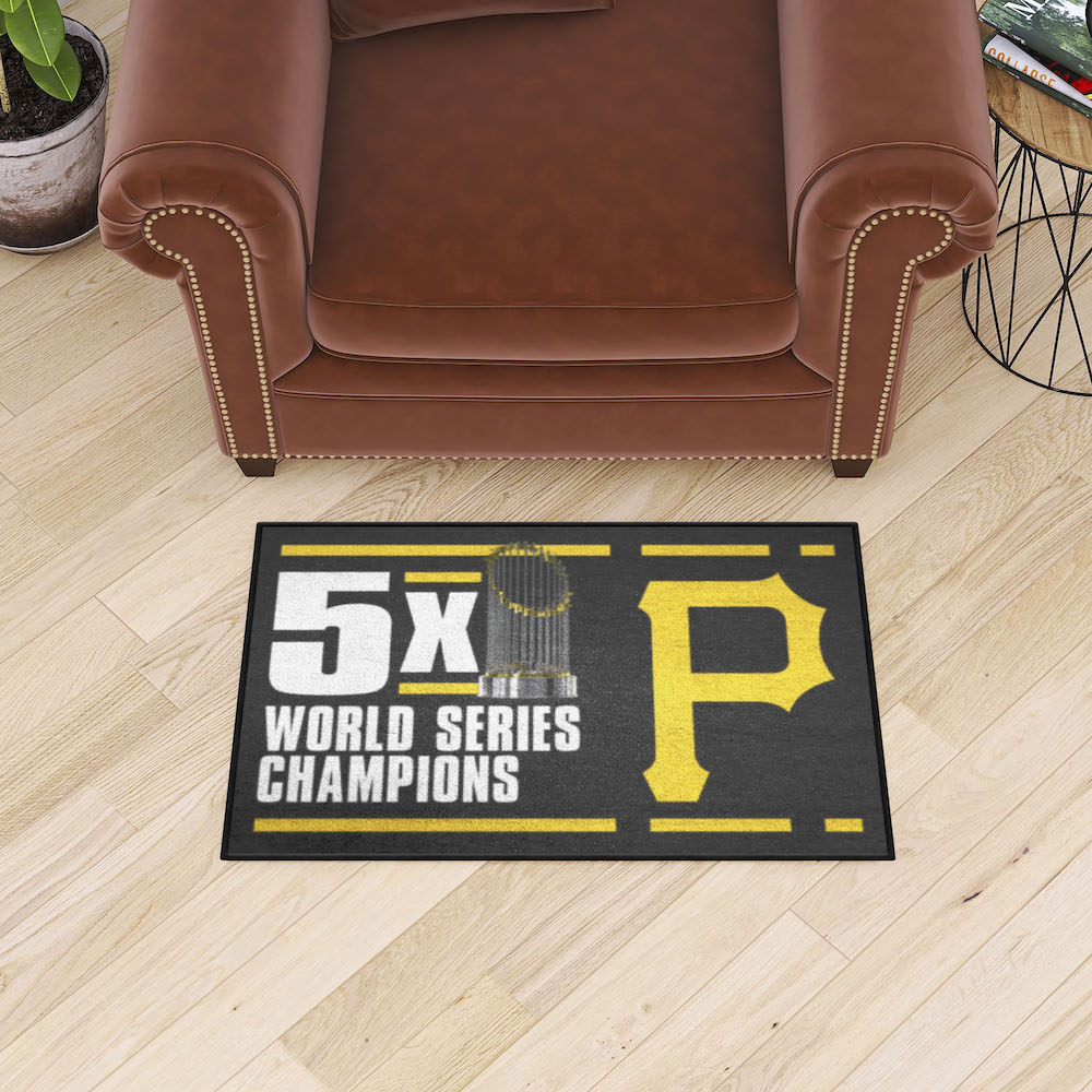 Pittsburgh Pirates DYNASTY Floor Mat - 20 x 30 inch Starter style