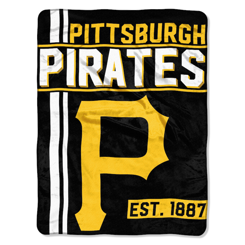 Pittsburgh Pirates Micro Raschel 50 x 60 Team Blanket