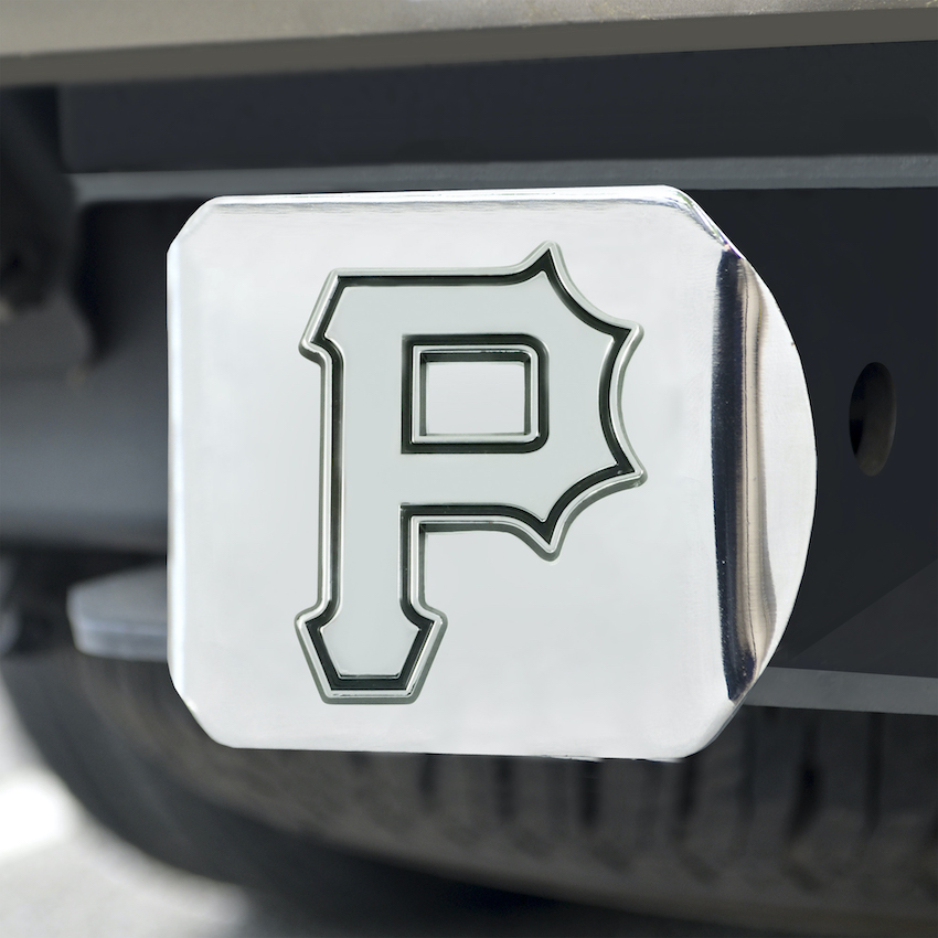 Pittsburgh Pirates Chrome Trailer Hitch Cover