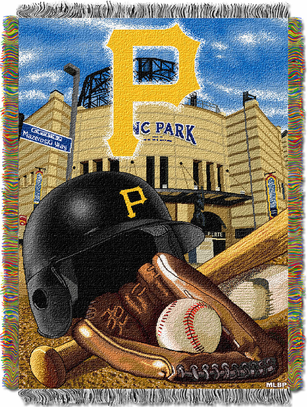 Pittsburgh Pirates Home Field Advantage Series Tapestry Blanket 48 x 60