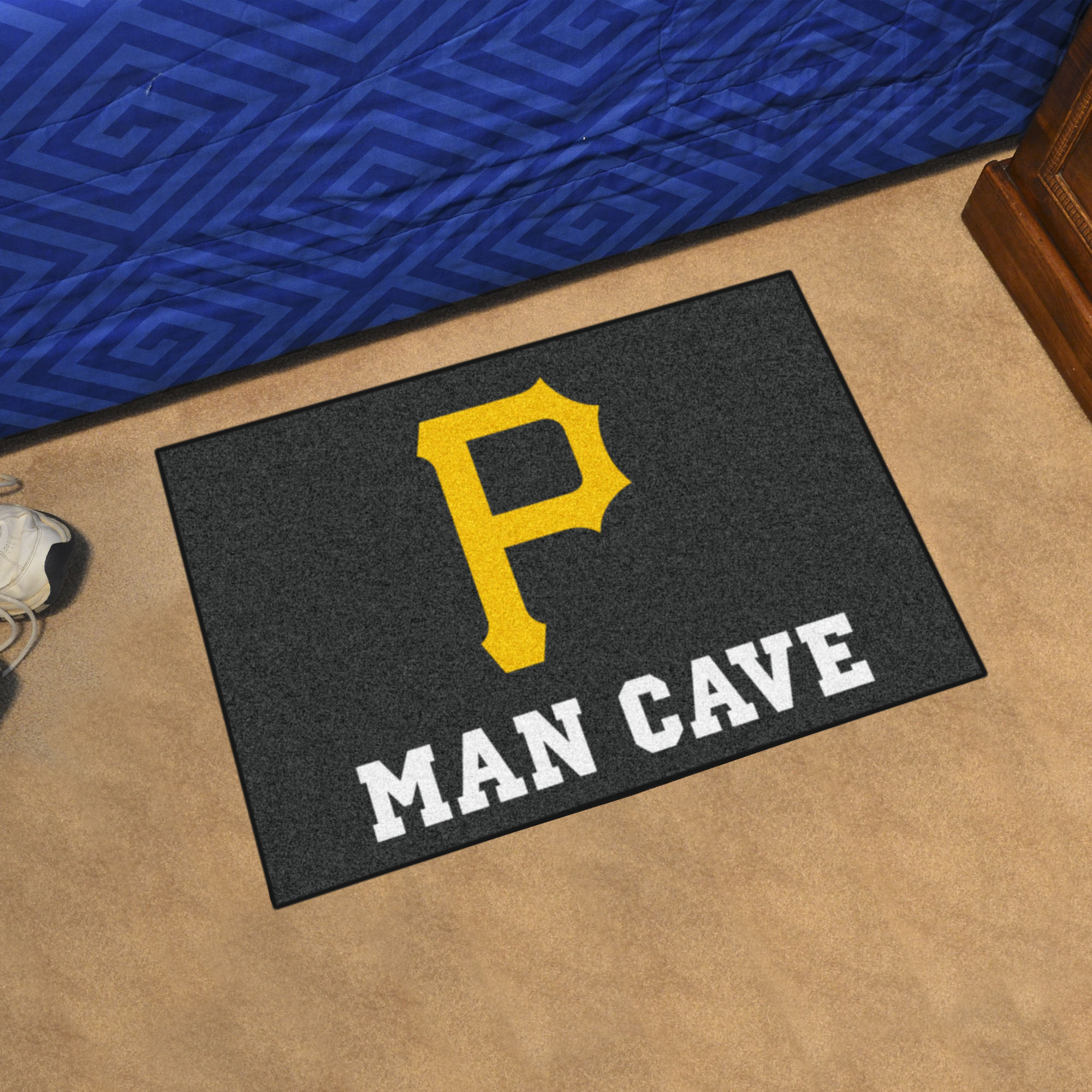Pittsburgh Pirates MAN CAVE 20 x 30 STARTER Floor Mat