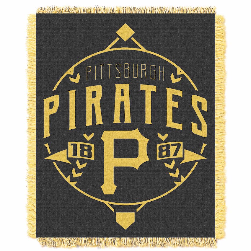 Pittsburgh Pirates MLB Double Play Tapestry Blanket 48 x 60