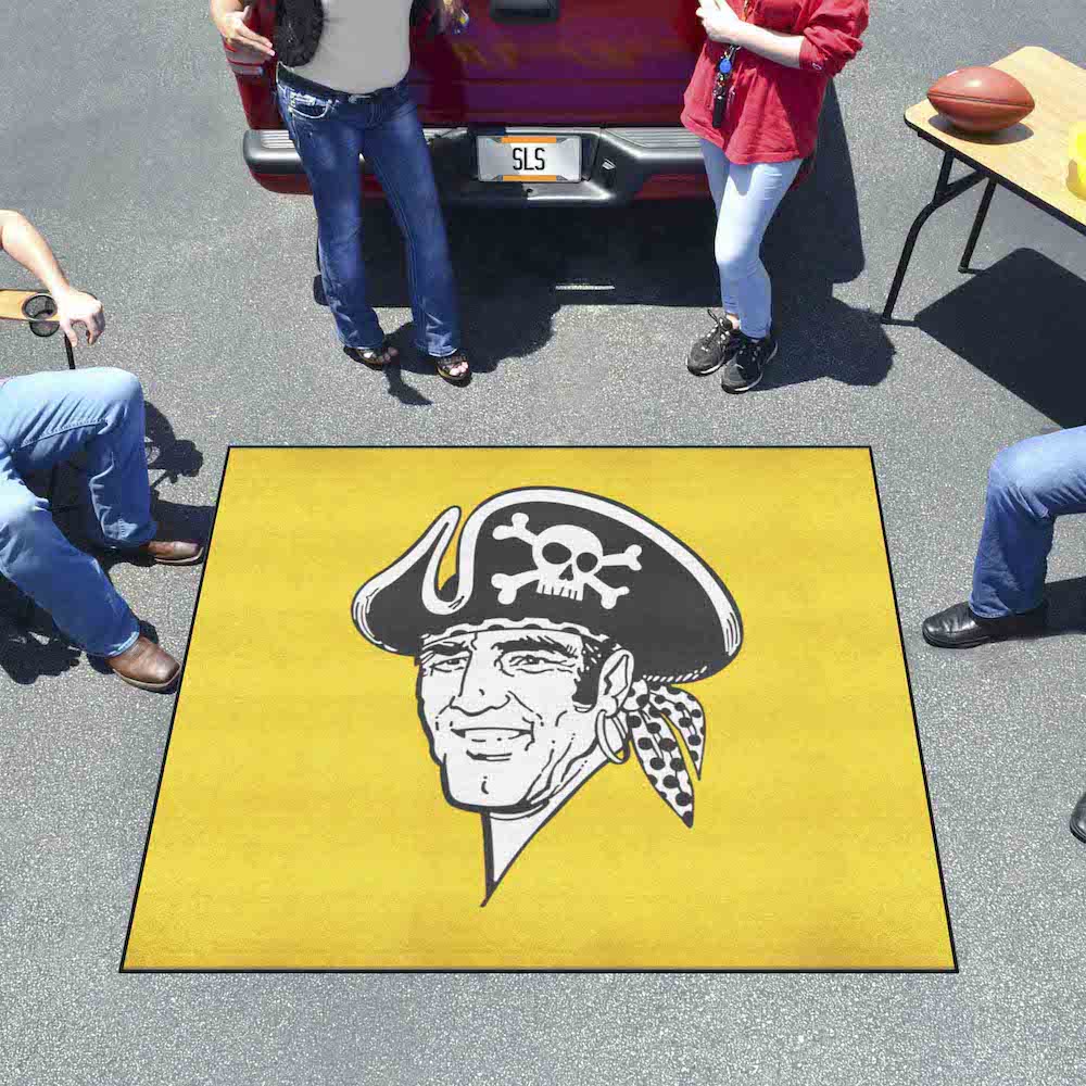 Pittsburgh Pirates MLBCC Vintage TAILGATER 60 x 72 Rug Throwback Logo