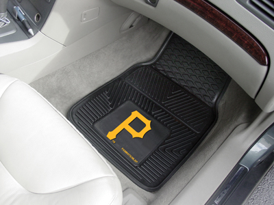 Pittsburgh Pirates Car Floor Mats 18 x 27 Heavy Duty Vinyl Pair