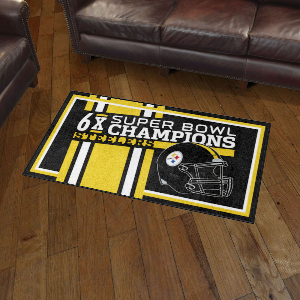 Pittsburgh Steelers 3 x 5 DYNASTY Area Rug