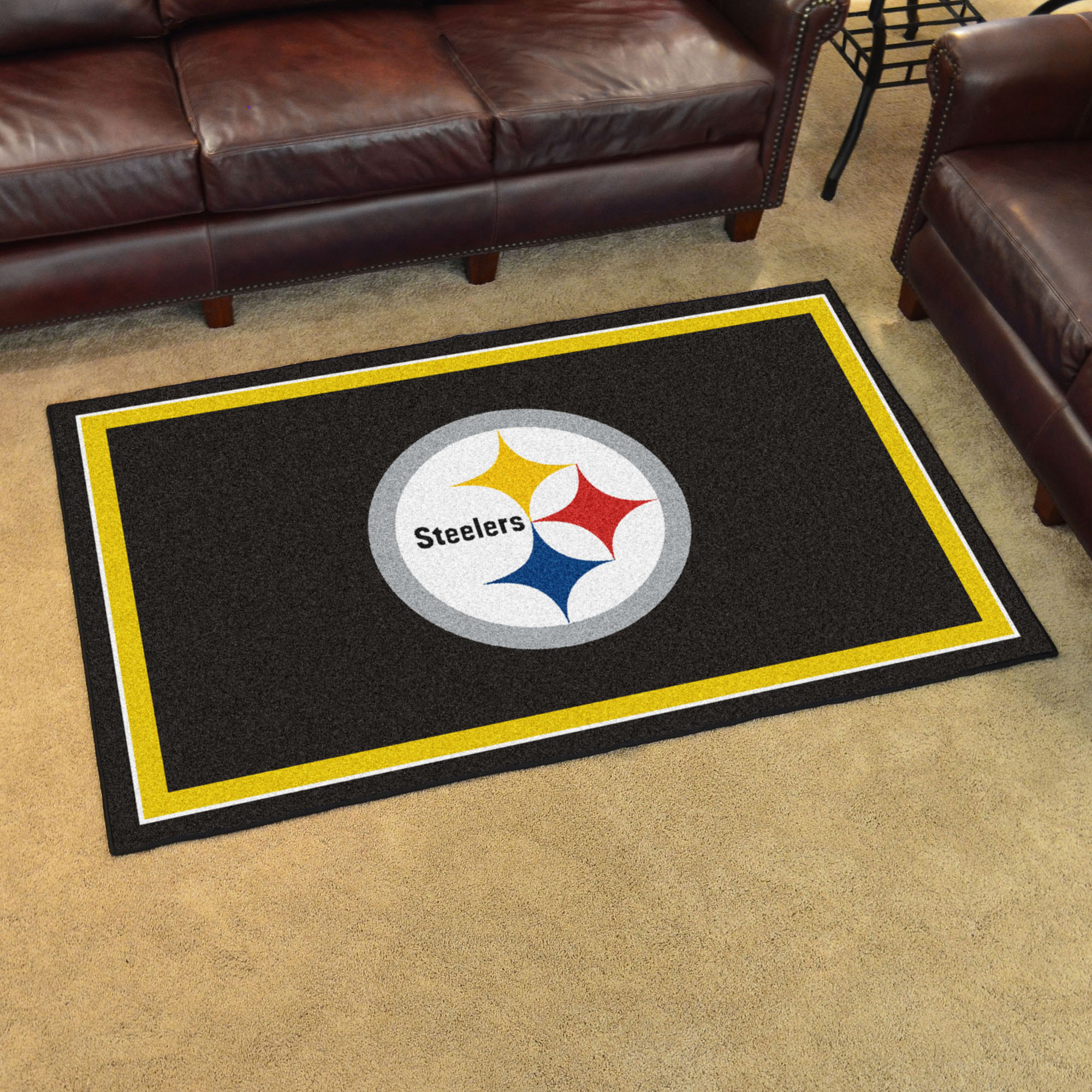 Pittsburgh Steelers 4x6 Area Rug