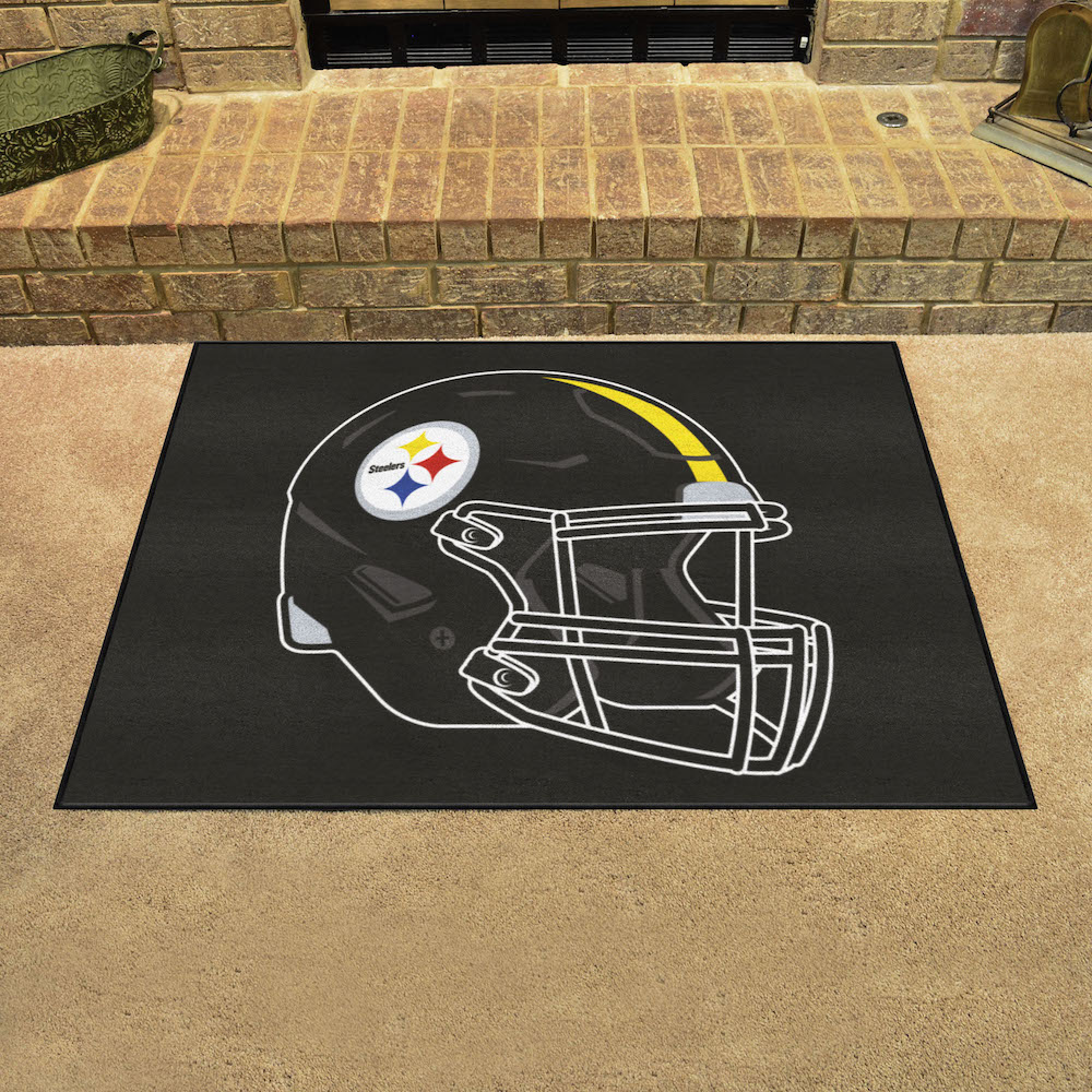 Pittsburgh Steelers 34 x 45 ALL STAR Floor Mat - Helmet Logo