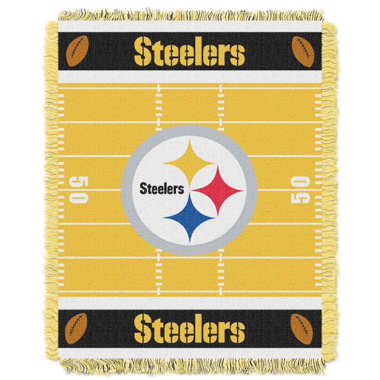 Pittsburgh Steelers Woven Baby Blanket 36 x 48