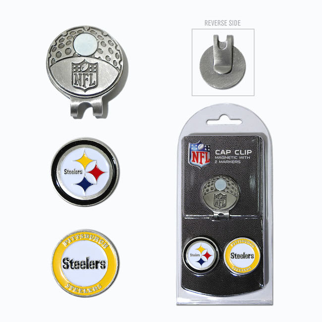 Pittsburgh Steelers Hat Clip With 2 Ball Markers