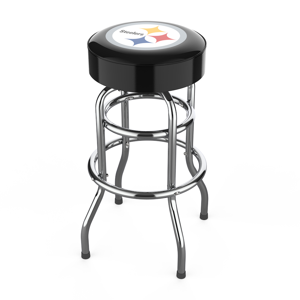 Pittsburgh Steelers Chrome Bar Stool