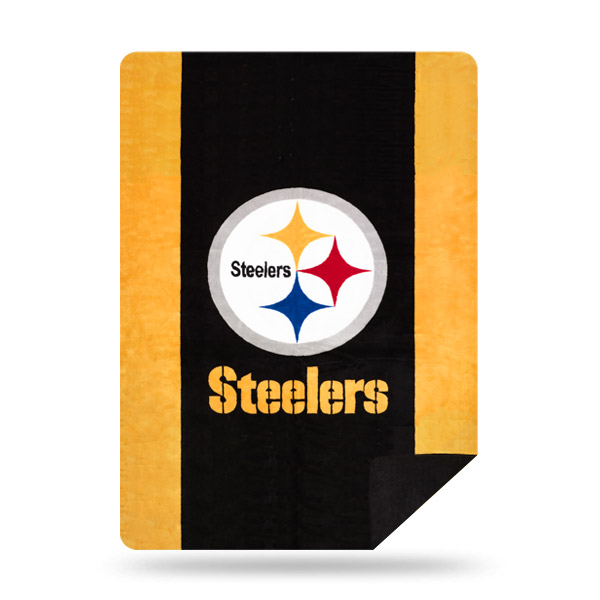 Pittsburgh Steelers DENALI Silver Knit Throw