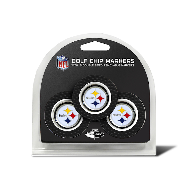 Pittsburgh Steelers 3 Pack Golf Chips