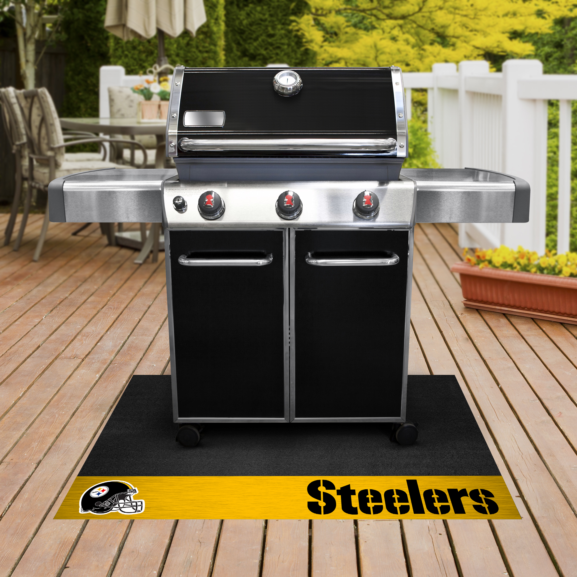 Pittsburgh Steelers NFL Grill Mat
