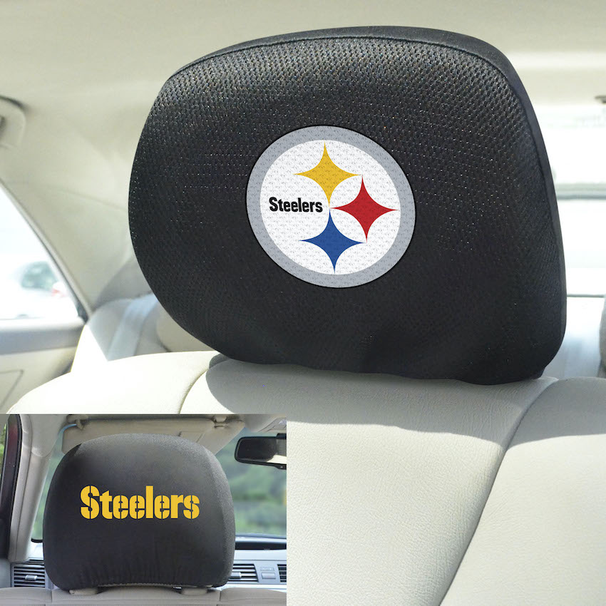 Pittsburgh Steelers Head Rest Covers