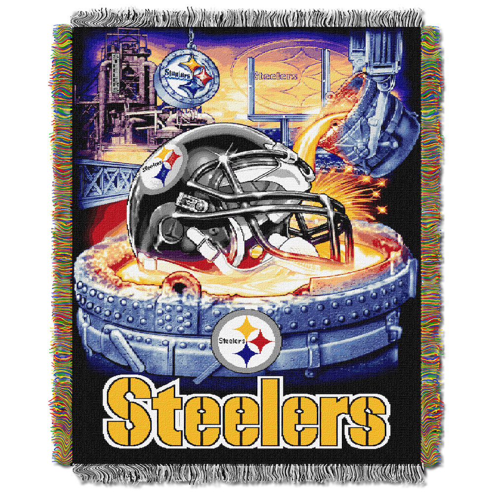 Pittsburgh Steelers Home Field Advantage Series Tapestry Blanket 48 x 60