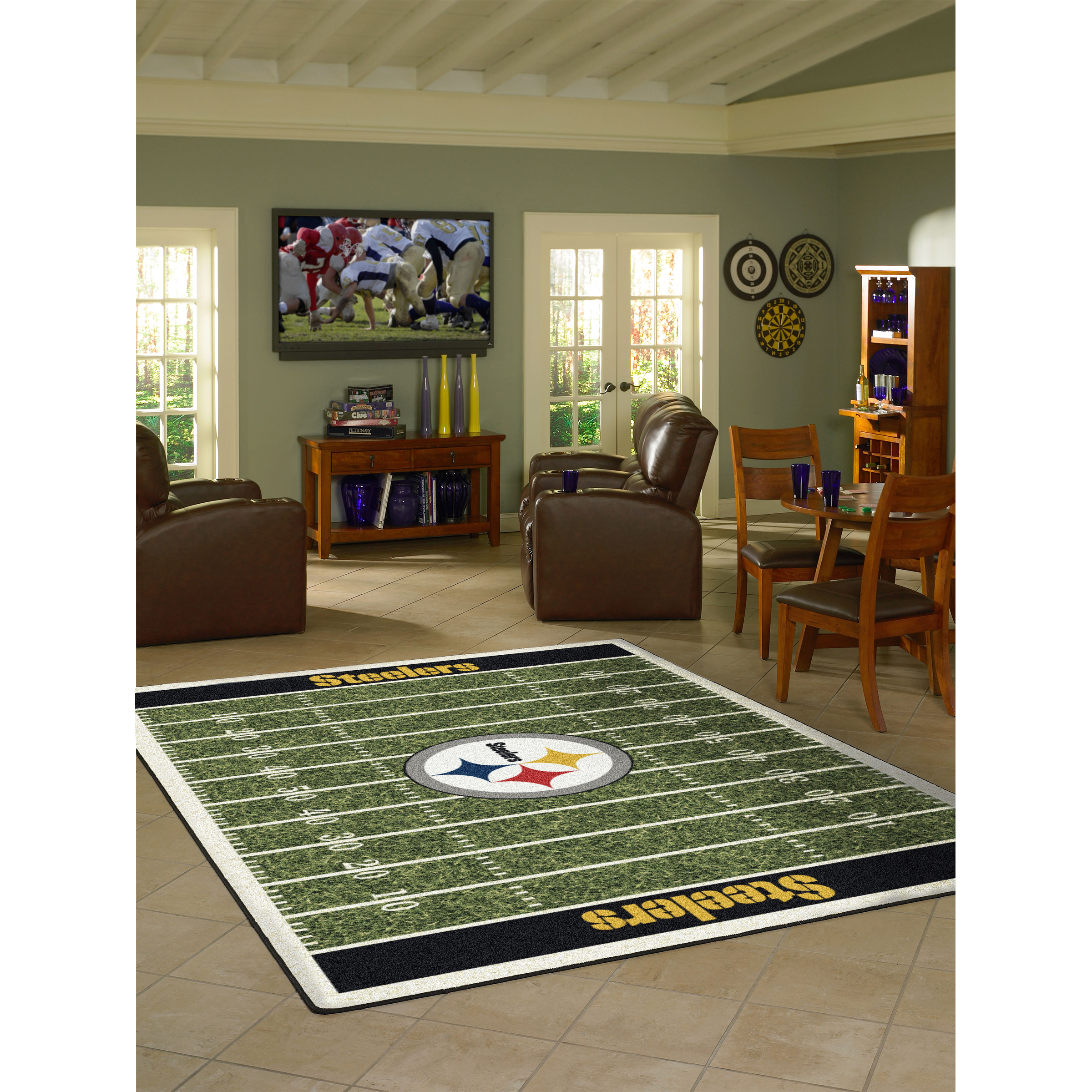 Pittsburgh Steelers 4 X 6 HOMEFIELD Rug