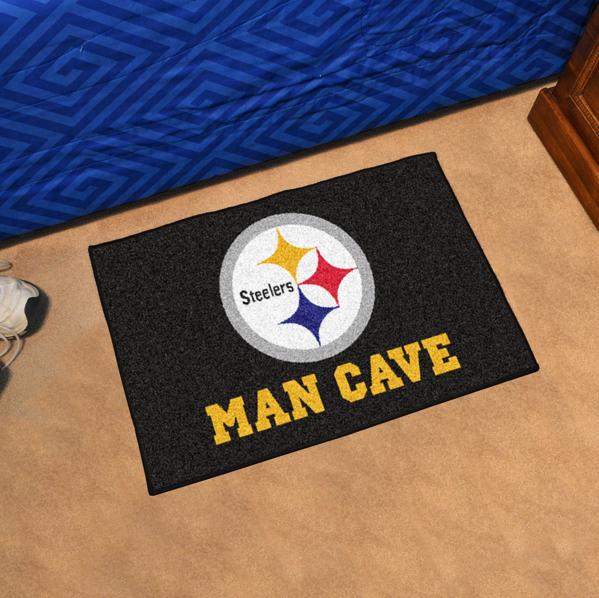 Pittsburgh Steelers MAN CAVE 20 x 30 STARTER Floor Mat