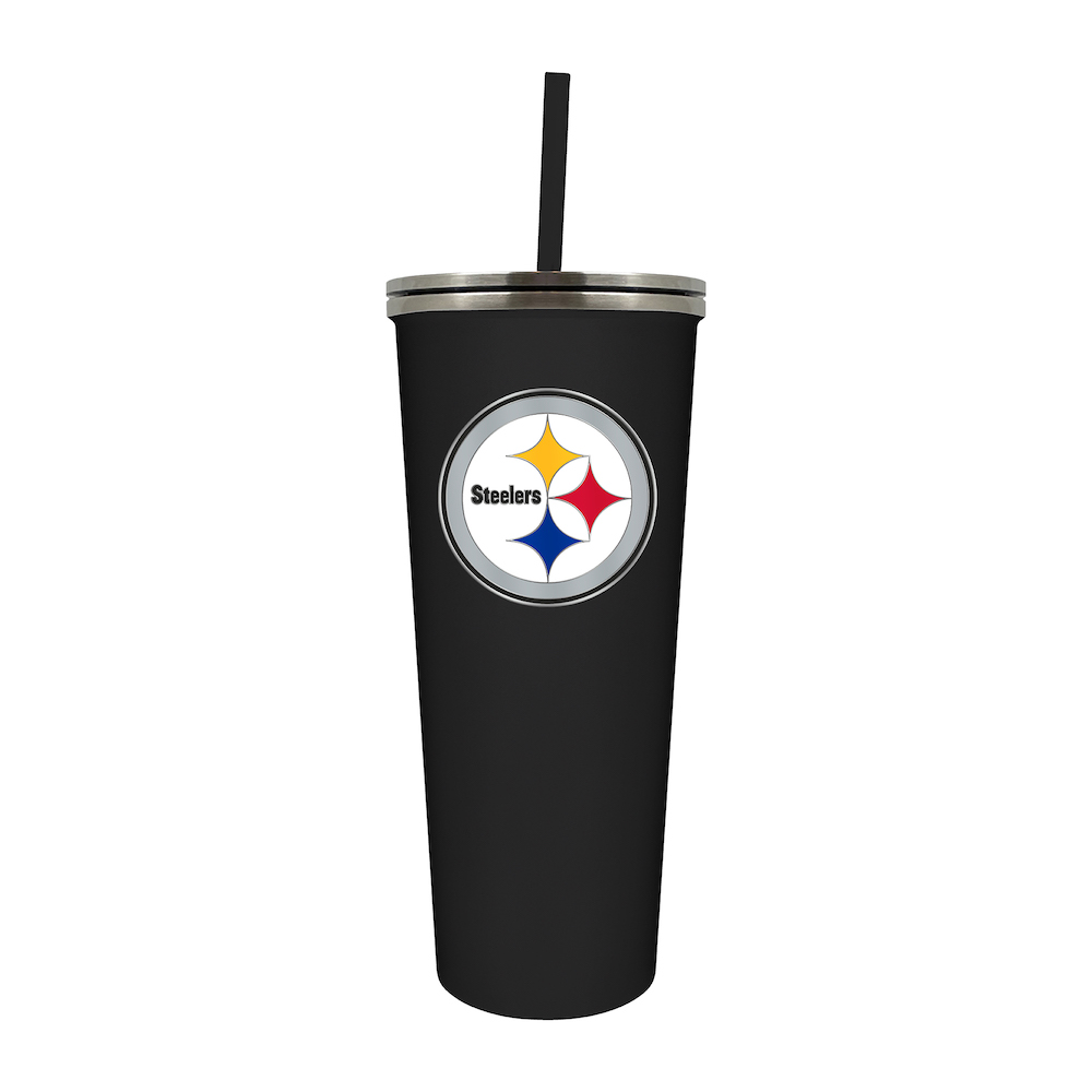 Pittsburgh Steelers 24 oz Team Color Skinny Tumbler