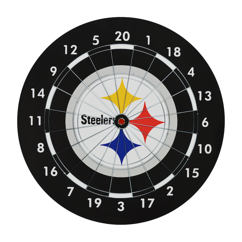 Pittsburgh Steelers Dart Board Gift Set