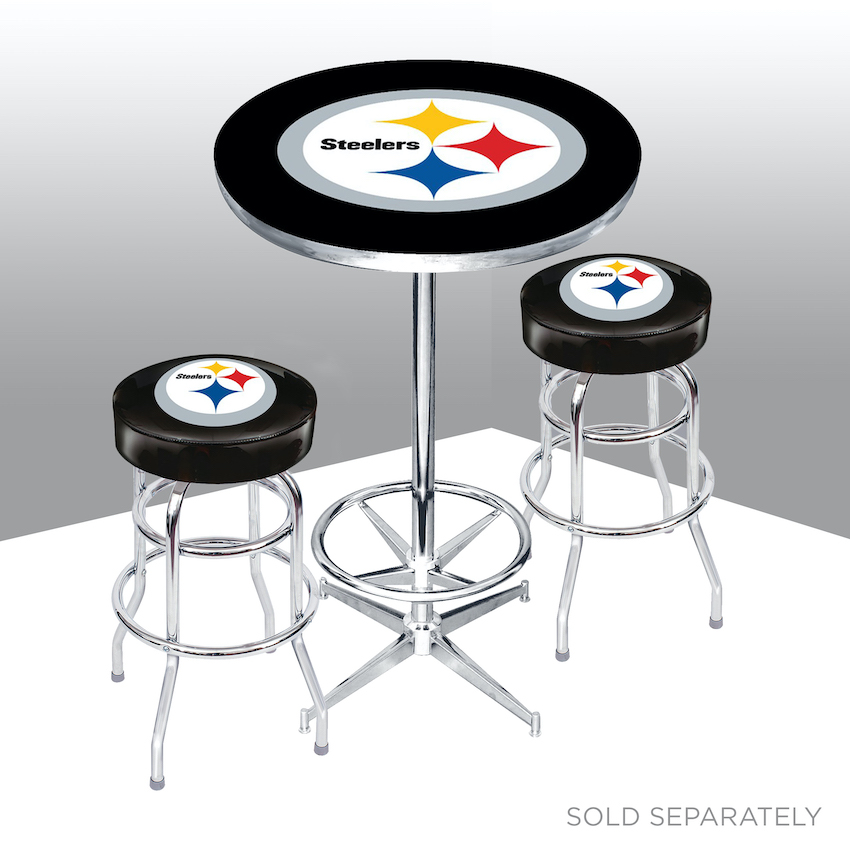 Pittsburgh Steelers Chrome Bar Stool