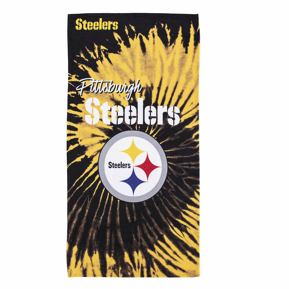 Pittsburgh Steelers Pyschedelic 30x60 Beach Towel