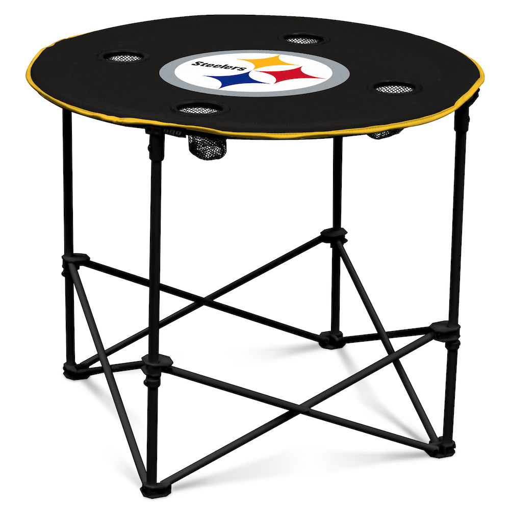 Pittsburgh Steelers Round Tailgate Table