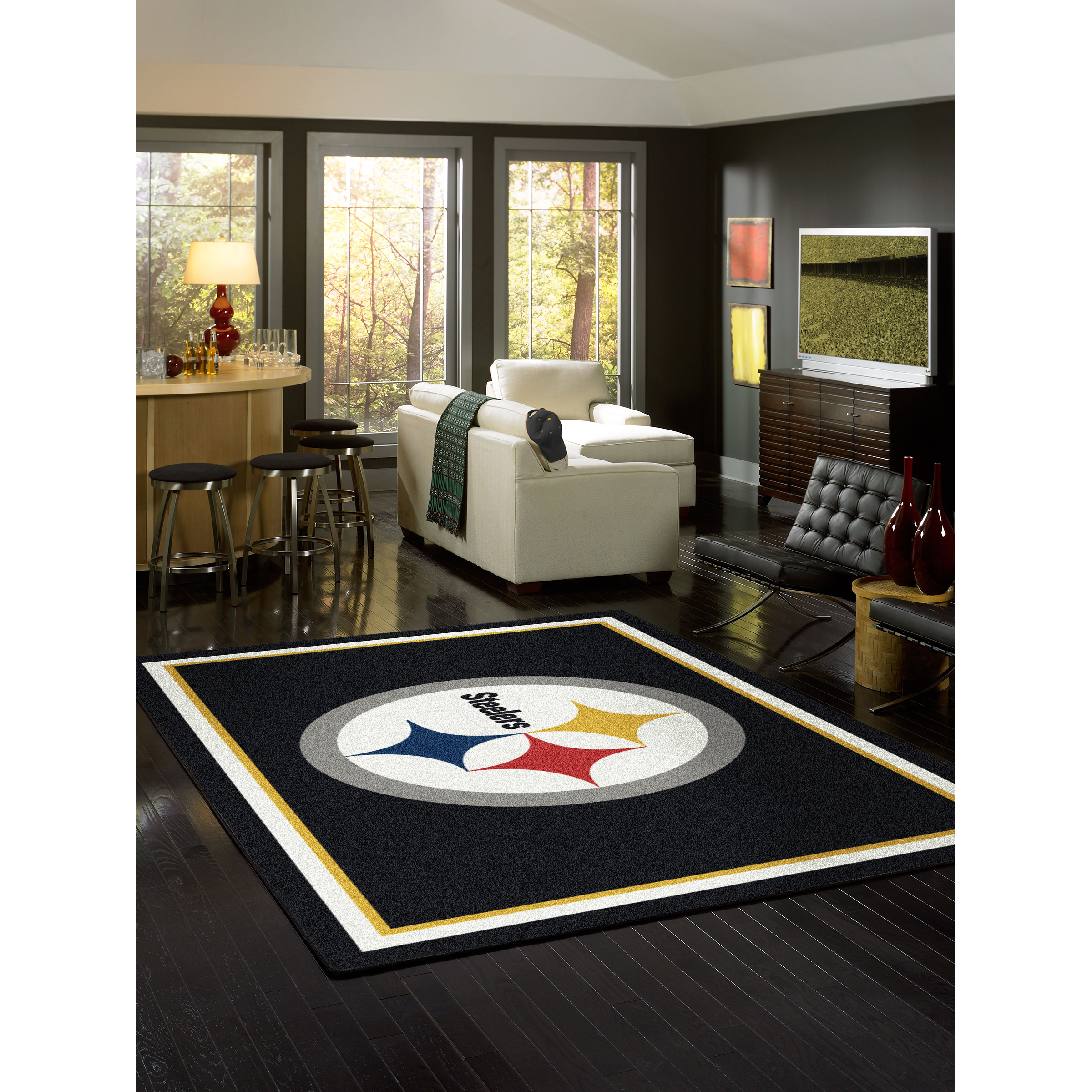 Pittsburgh Steelers 4 X 6 SPIRIT Rug