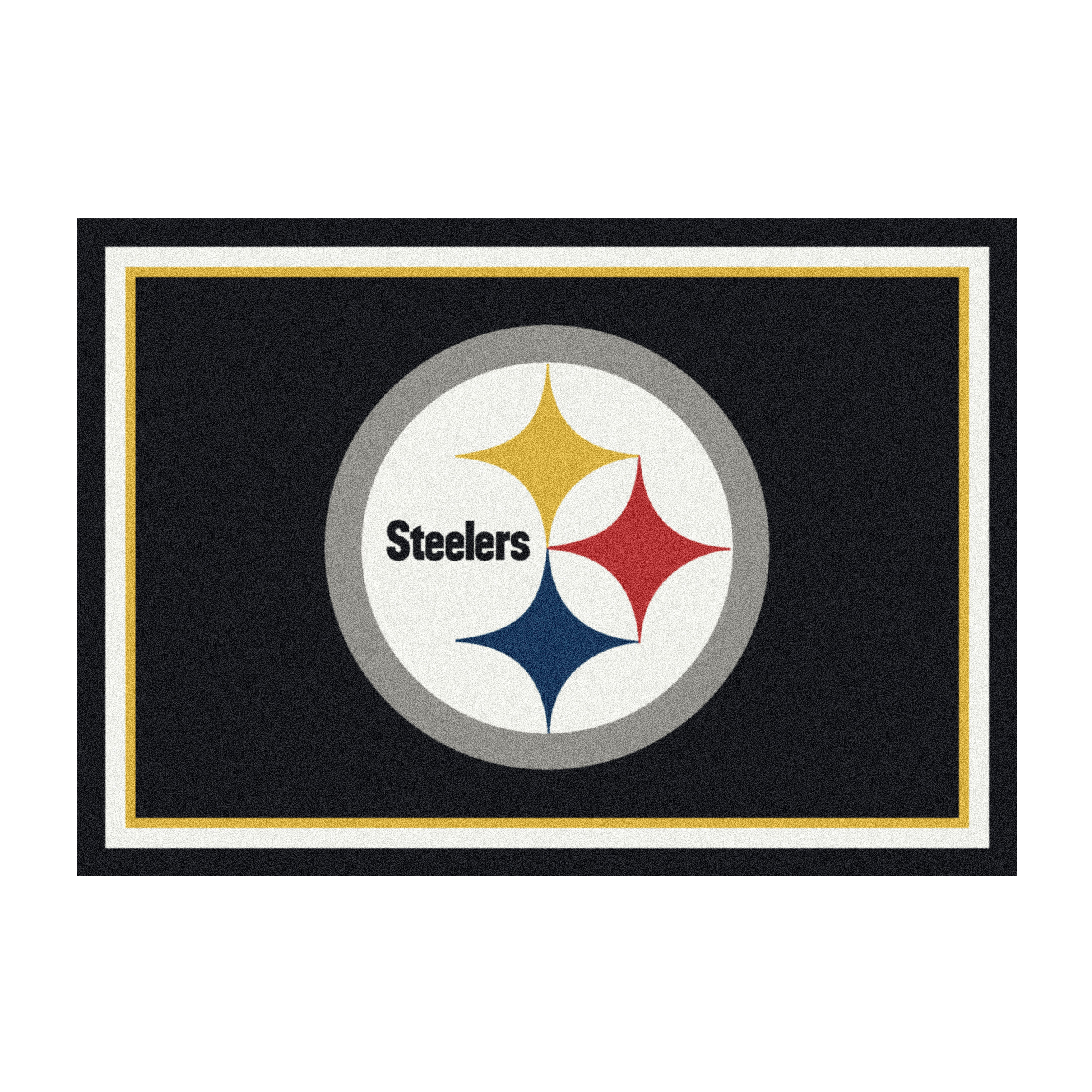 Pittsburgh Steelers 8 X 11 SPIRIT Rug