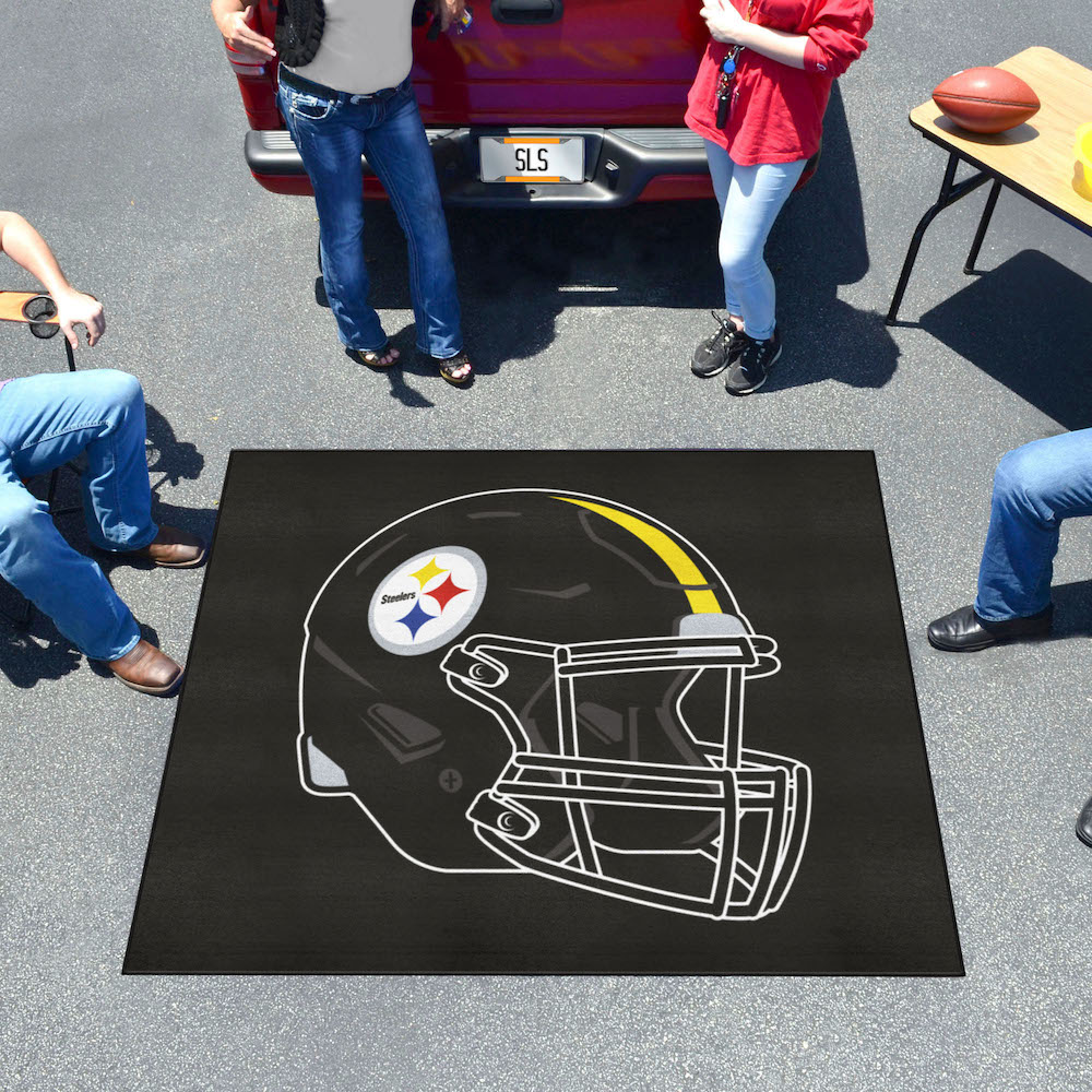 Pittsburgh Steelers TAILGATER 60 x 72 Rug - Helmet Logo