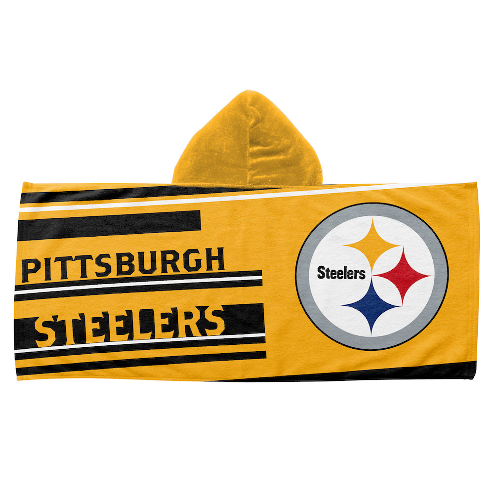 Pittsburgh Steelers Youth Hooded Beach Towel