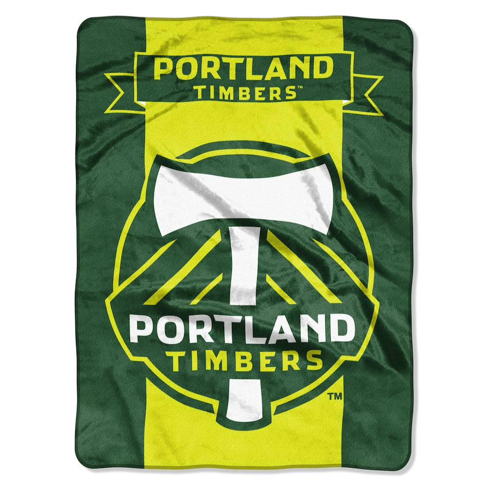 Portland Timbers Large Plush Fleece Raschel Blanket 60 x 80