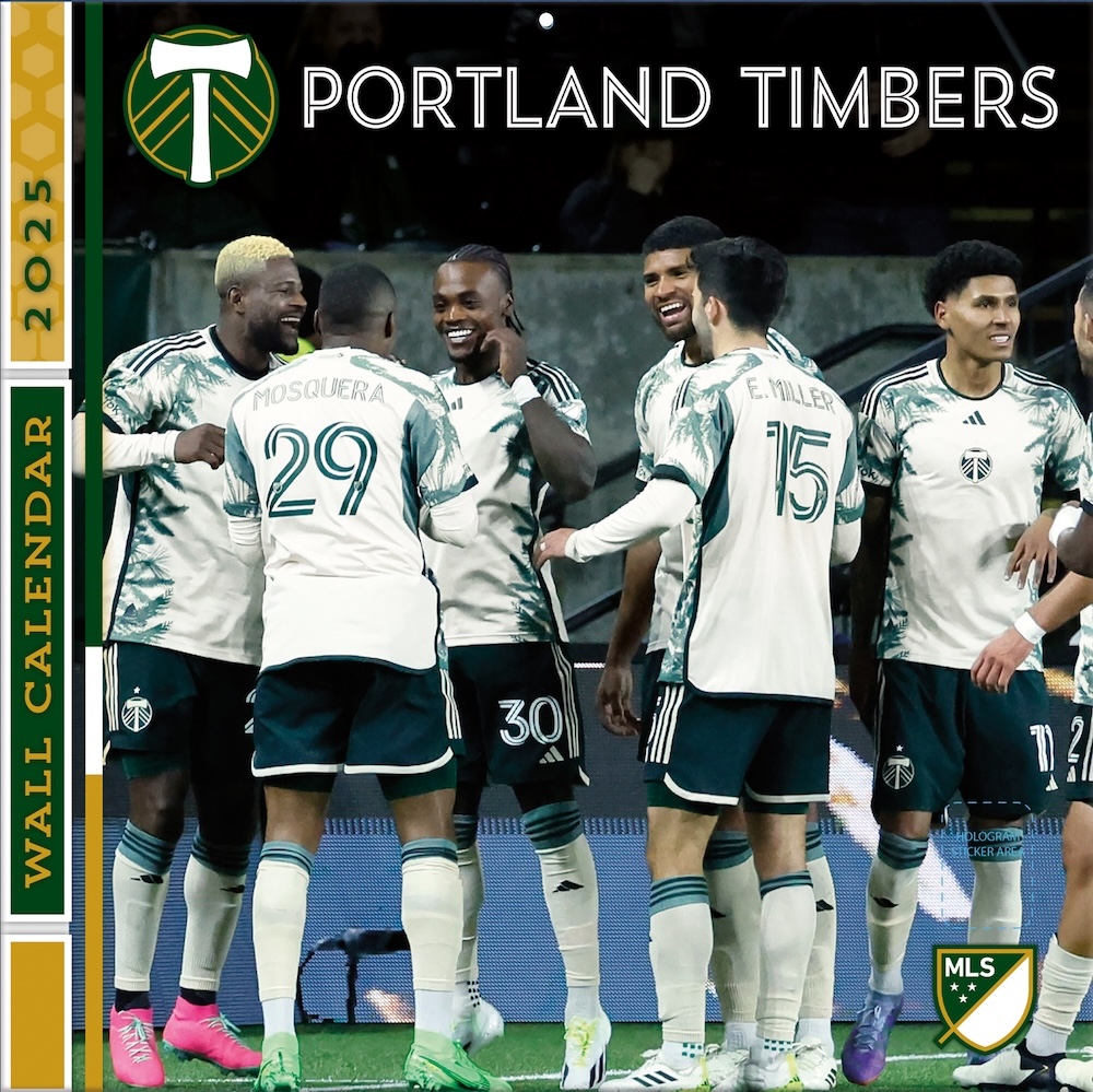 Portland Timbers 2025 MLS Team Wall Calendar