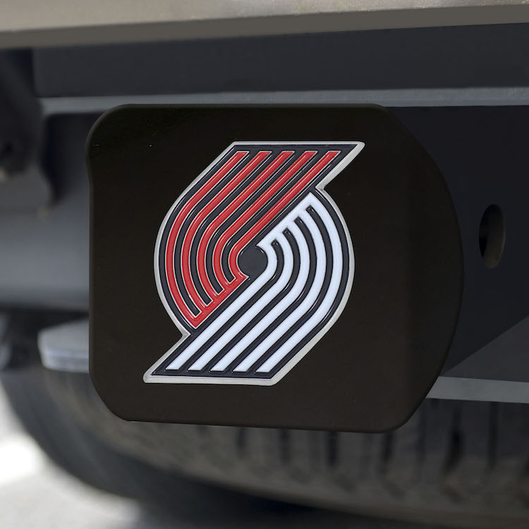 Portland Trail Blazers Black and Color Trailer Hitch Cover