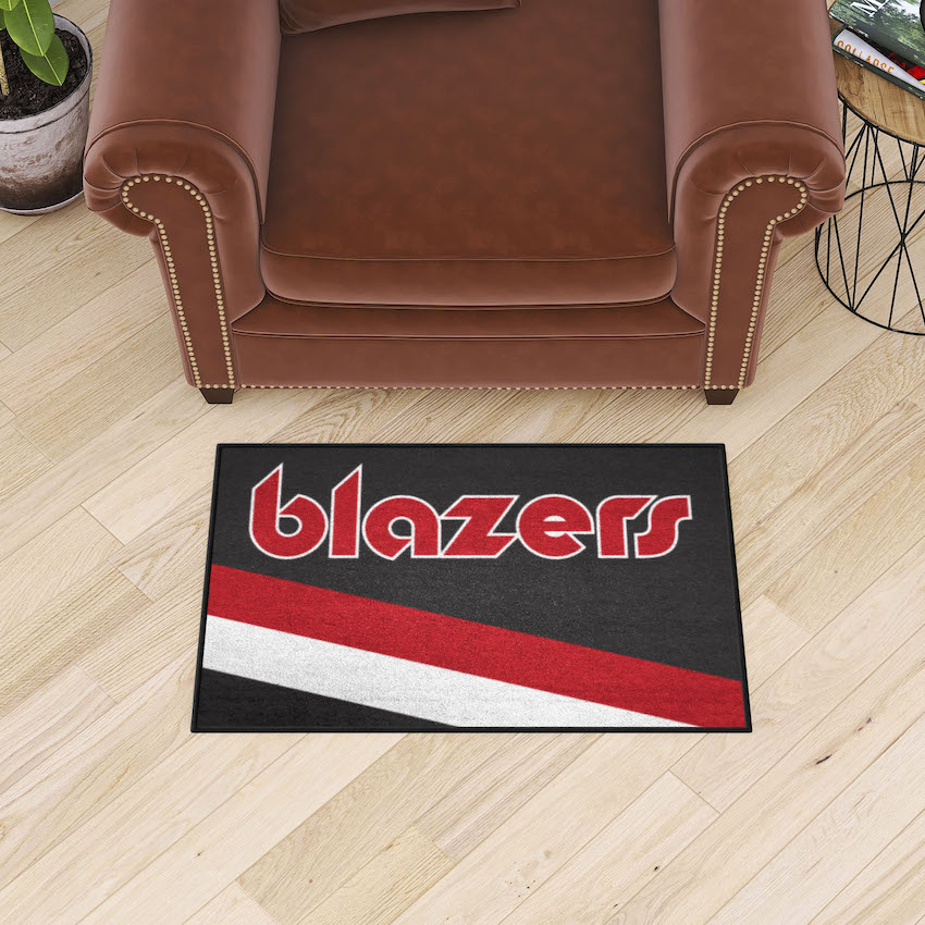 Portland Trail Blazers Vintage 20 x 30 STARTER Floor Mat - Throwback NAME