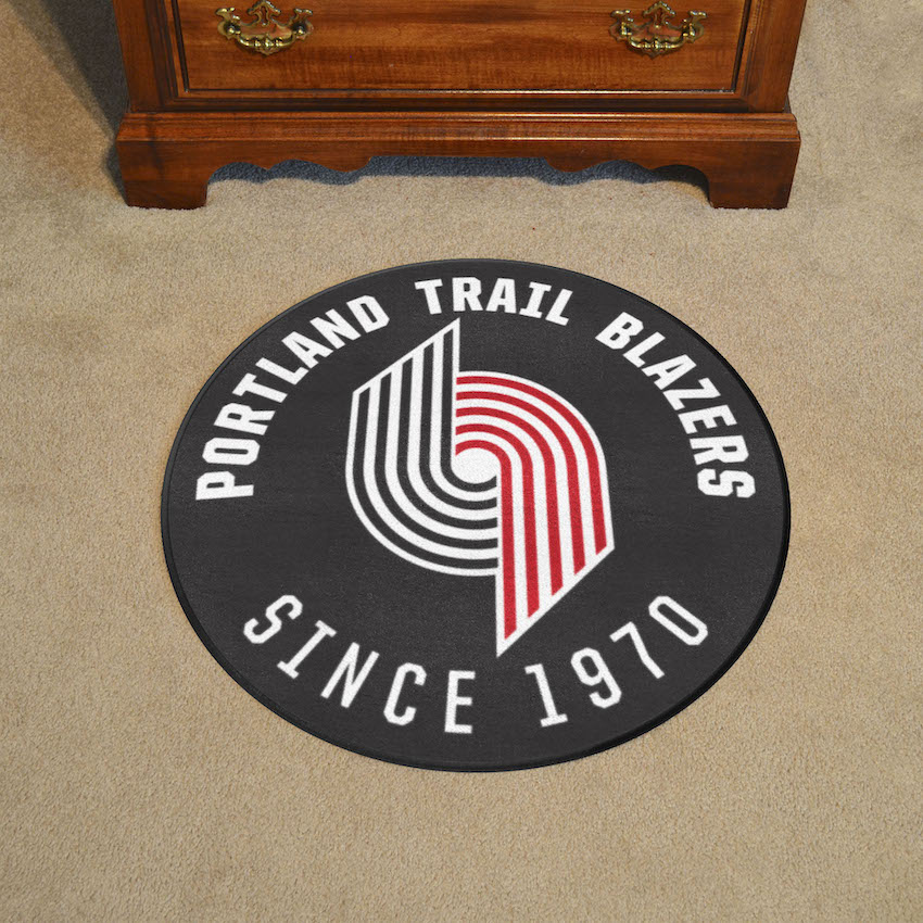 Portland Trail Blazers Vintage Roundel Mat - Throwback Logo