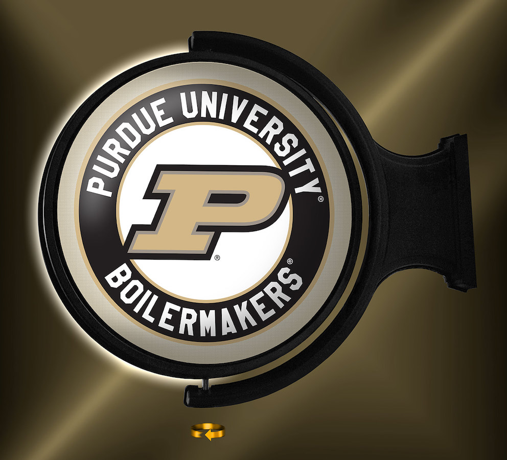 Purdue Boilermakers LED Rotating Wall Sign ~ PRIMARY