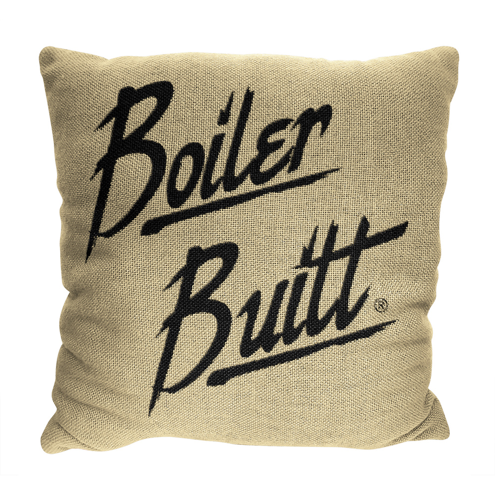 Purdue Boilermakers Double Sided INVERT Woven Pillow