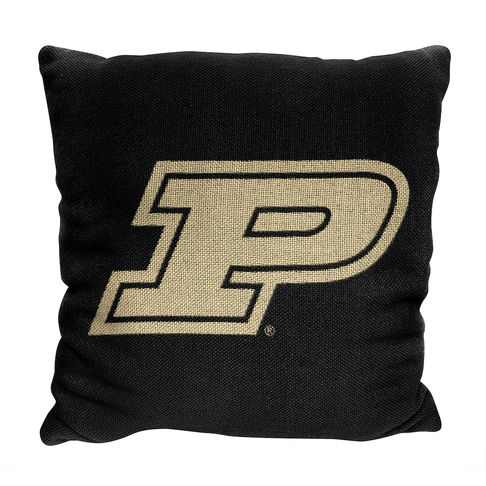 Purdue Boilermakers Double Sided INVERT Woven Pillow