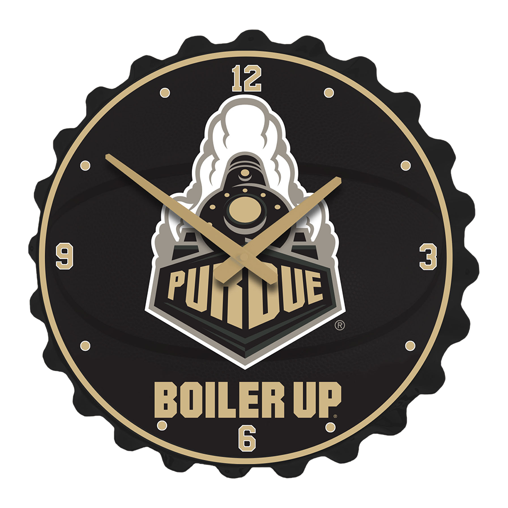 Purdue Boilermakers SPECIAL Bottle Cap Wall Clock